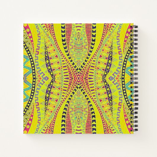 Helle Stammmotive Notizblock (Rückseite)