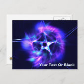 Helle Star Postkarte (Vorne/Hinten)