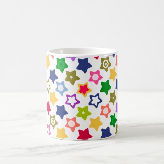 Helle Sterne Kaffeetasse (Mittel)