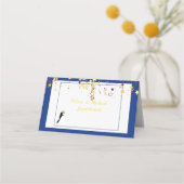 Helle Sterne Platzkarte (Rückseite)