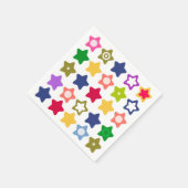 Helle Sterne Serviette (Ecke)