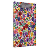 Helle Stiefmütterchen im Blumenmuster für den Früh Klemmbrett (Rechts)