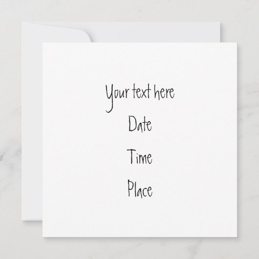 Helle Stifte Rahmen Einladung (Rückseite)