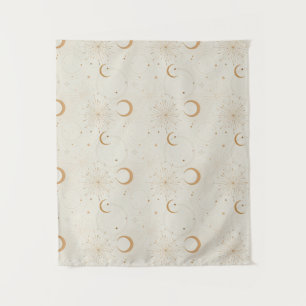 Helle Stoffe Wandteppich