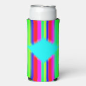Helle Streifen Cooler Selters Dosenkühler (Seltzer Vorderseite)