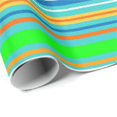Helle Streifen Geschenkpapier (Rolleneckpunkt)