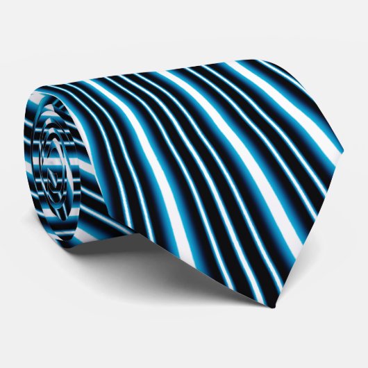 Helle Streifen Krawatte (Gerollt)