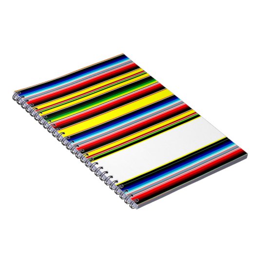 Helle Streifen Notizblock (Rechte Seite)