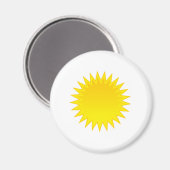 Helle Sun Magnet (Vorderseite/Rückseite)