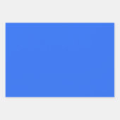 Helle Sun Yellow Petals auf Royal Blue Geschenkpapier Set (Vorderseite 3)