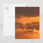 Helle Sunrise Postkarte (Vorne/Hinten)