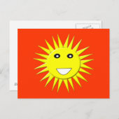 Helle Sunshine Postcard Postkarte (Vorne/Hinten)