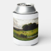 Helle Szene von Rindern bei Stream - Edward Mitche Dosenkühler (Kanne Rückseite)