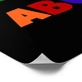 Helle T-Shirts des Gut-est Abuela der Welt Farb Poster (Ecke)