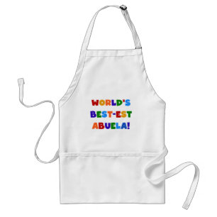 Helle T-Shirts des Gut-est Abuela der Welt Farb Schürze
