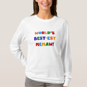 Helle T-Shirts des Gut-est Memaw der Welt Farb
