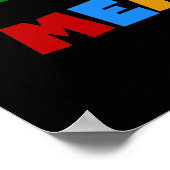 Helle T-Shirts des Gut-est Memaw der Welt Farb Poster (Ecke)