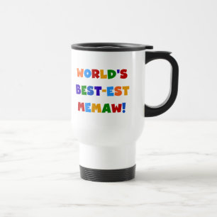 Helle T-Shirts des Gut-est Memaw der Welt Farb Reisebecher