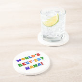 Helle T-Shirts des Gut-est Nana der Welt Farb Getränkeuntersetzer (Seite)