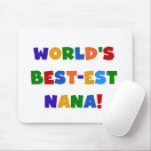 Helle T-Shirts des Gut-est Nana der Welt Farb Mousepad (Mit Mouse)
