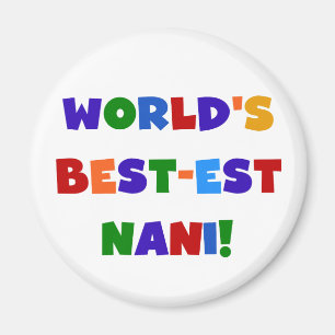 Helle T - Shirts und Geschenke Farbc$gut-est Nani Magnet