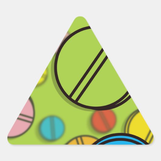 Helle Tabletten Dreieckiger Aufkleber (Vorderseite)