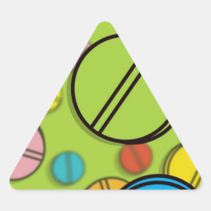 Helle Tabletten Dreieckiger Aufkleber