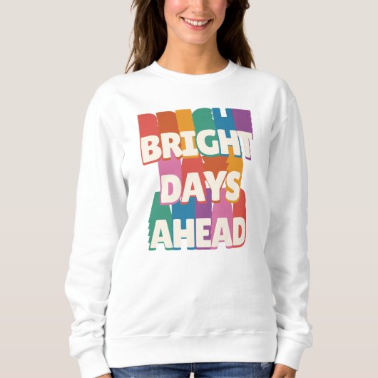 Helle Tage im Vorfeld #2 Sweatshirt (Vorderseite)