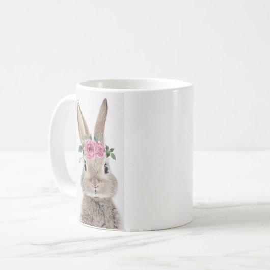 Helle Tasse Blume Krone (Vorderseite Links)