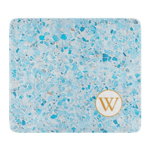 Helle Terrazzo-Steinschneidebrett Schneidebrett