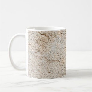 Helle Textur einer alten antiken Wand, Schicht aus Kaffeetasse