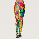 Helle Texturformen Leggings (Rückseite)