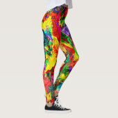 Helle Texturformen Leggings (Rechts)
