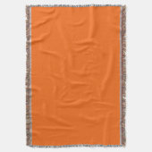 Helle Tiger Orange Solid Color Print Decke (Vorderseite Vertikal)