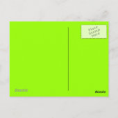 Helle Trauben-Postkarte Postkarte (Rückseite)