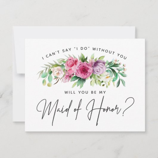 Helle Trauzeugin Einladung (Vorderseite)