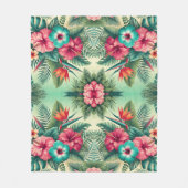 Helle Tropen Fleecedecke (Vorderseite)