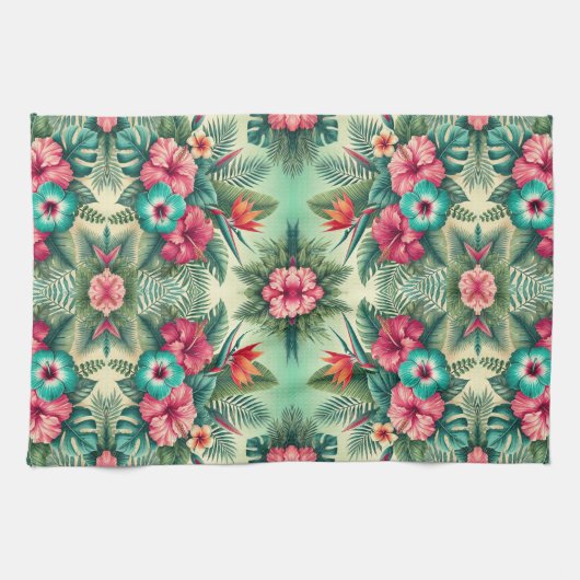 Helle Tropen Geschirrtuch (Horizontal)