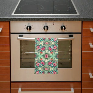 Helle Tropen Geschirrtuch