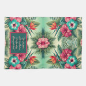 Helle Tropen individuell anpassbar Geschirrtuch (Horizontal)