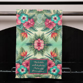 Helle Tropen individuell anpassbar Geschirrtuch