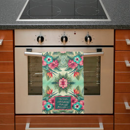 Helle Tropen individuell anpassbar Geschirrtuch