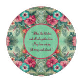 Helle Tropen individuell anpassbar Schneidebrett (Vorderseite)