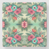 Helle Tropen Steinuntersetzer (Vorderseite)