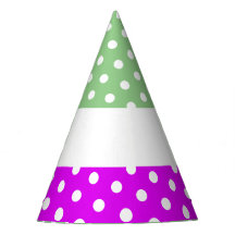 Helle, tropisch rosa, grüne, gepunktete Streifen