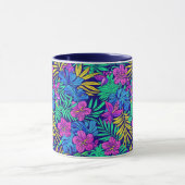 Helle tropische Blume Tasse (Zentrum)
