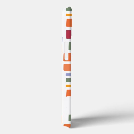 Helle tropische Farben Wonky Squares & Rectangle Case-Mate iPhone Hülle (Rückseite / Rechts)