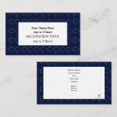 Helle tropische Funkfrequenzen Unendlichkeit Herz Visitenkarte (Vorne/Hinten)