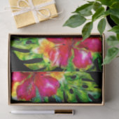 Helle tropische Hibiskus Blätter Luau Party Seidenpapier (Geschenk)