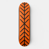 Helle True Orange Solid Color Skateboard (Vorderseite)